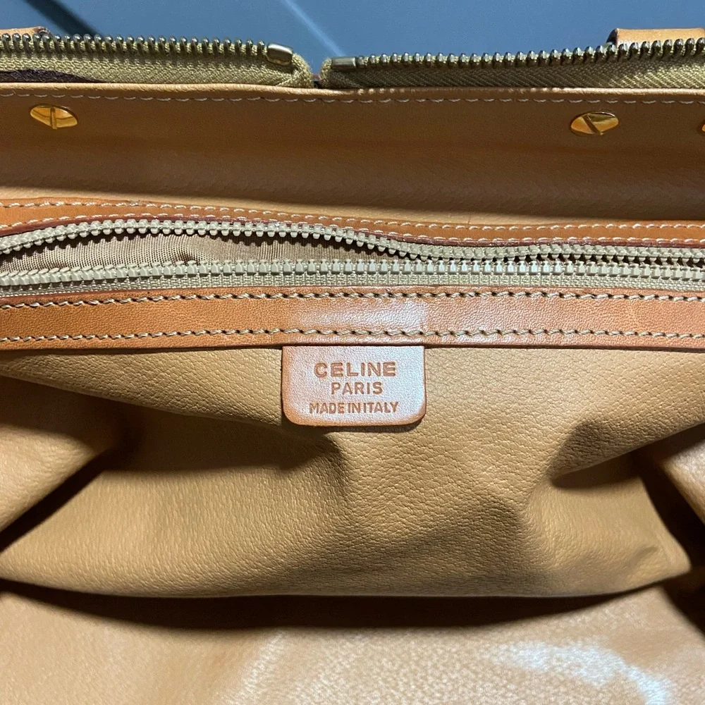 Authentic CELINE Vintage Weekender Travel Bag